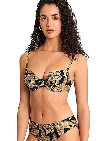 Haut maillot de bain préformé armaturé salvia