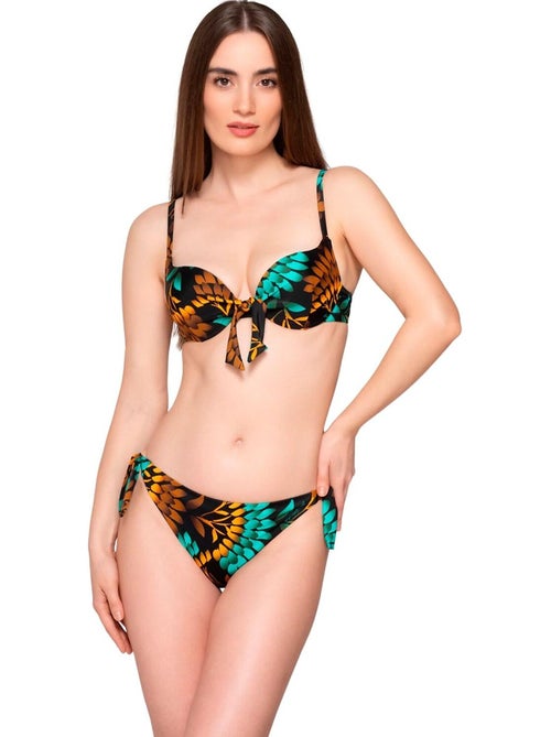Haut maillot de bain push-up emerald - Kiabi Haut maillot de bain push-up emerald - Kiabi