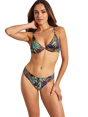 Haut maillot de bain triangle armaturé non préformé jade