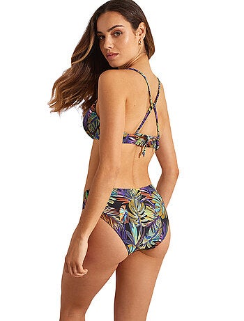 Haut maillot de bain triangle armaturé non préformé jade