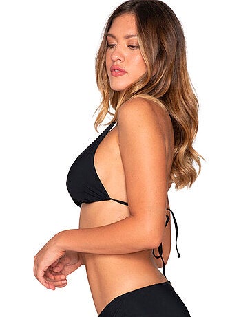 Haut maillot de bain triangle convertible blue sense