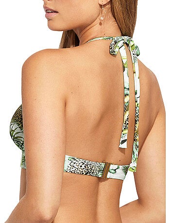 Haut maillot de bain triangle préformé dos nu paradise