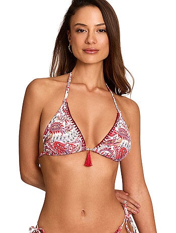 Haut maillot de bain triangle préformé mirage
