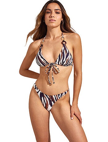 Haut maillot de bain triangle préformé serengeti