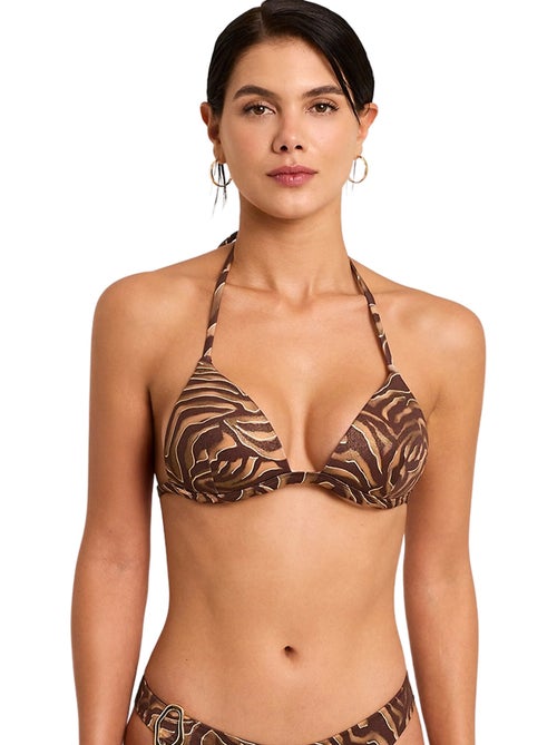 Haut maillot de bain triangle push-up utopia - Kiabi