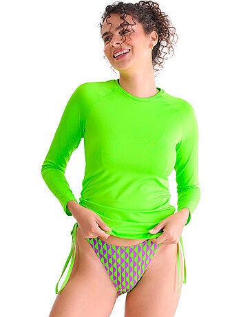 Haut maillot t-shirt de bain manches longues aruba