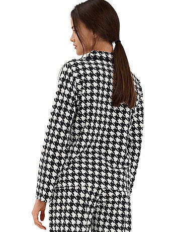 Haut pyjama chemise manches longues mia