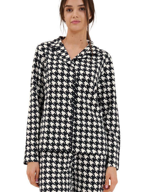 Haut pyjama chemise manches longues mia - Kiabi Haut pyjama chemise manches longues mia - Kiabi