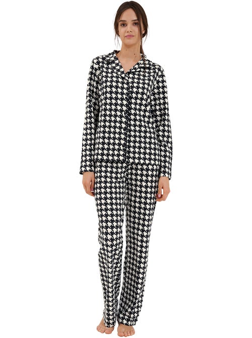 Haut pyjama chemise manches longues mia - Kiabi Haut pyjama chemise manches longues mia - Kiabi