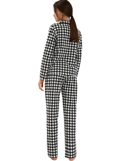Haut pyjama chemise manches longues mia - Kiabi Haut pyjama chemise manches longues mia - Kiabi