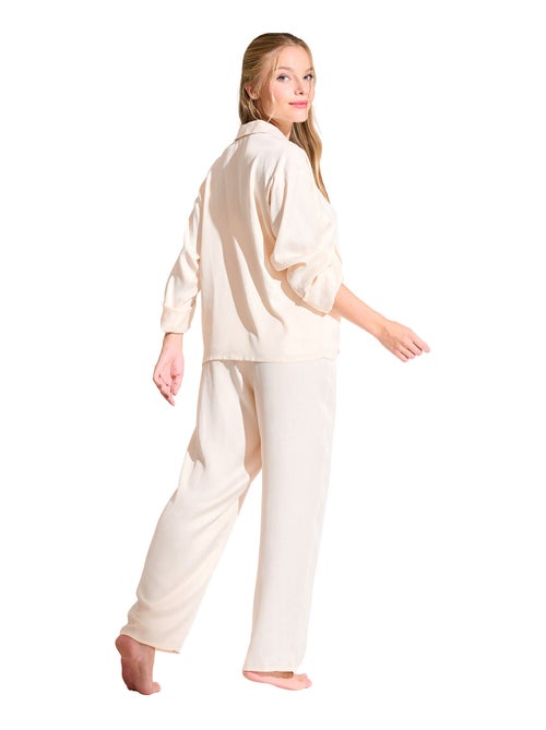 Haut pyjama chemise manches longues paris - Kiabi Haut pyjama chemise manches longues paris - Kiabi
