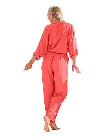 Haut pyjama chemise manches longues paris