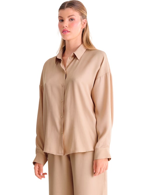 Haut pyjama chemise manches longues stella - Kiabi Haut pyjama chemise manches longues stella - Kiabi