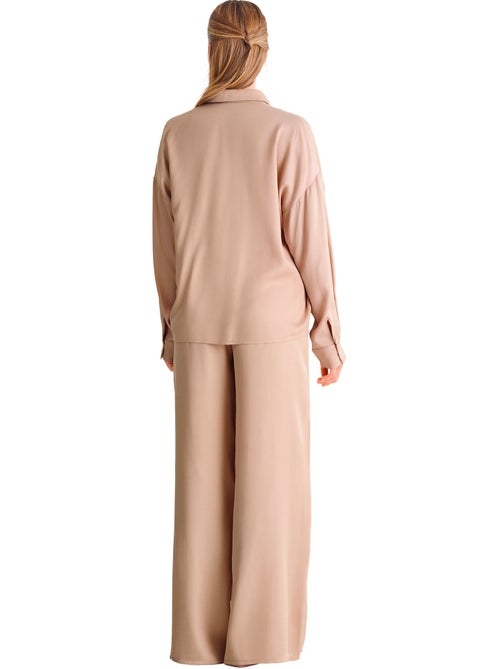 Haut pyjama chemise manches longues stella - Kiabi Haut pyjama chemise manches longues stella - Kiabi