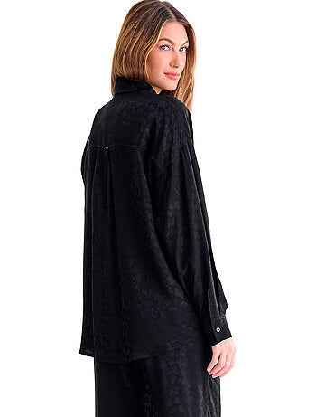 Haut pyjama chemise manches longues talena