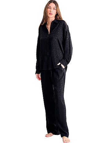 Haut pyjama chemise manches longues talena