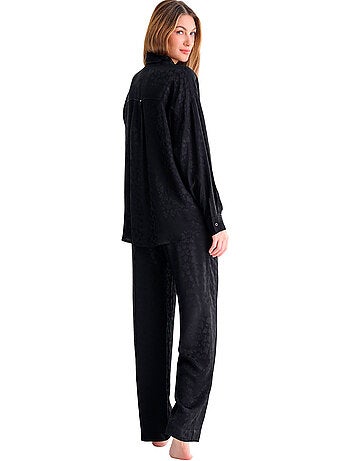 Haut pyjama chemise manches longues talena