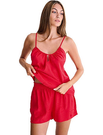 Haut pyjama débardeur caraco miracle