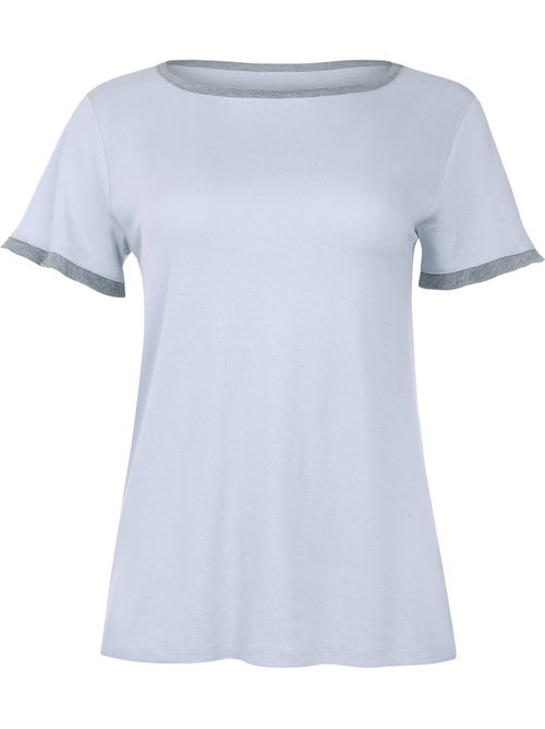 Haut pyjama t-shirt manches courtes laura - Kiabi Haut pyjama t-shirt manches courtes laura - Kiabi