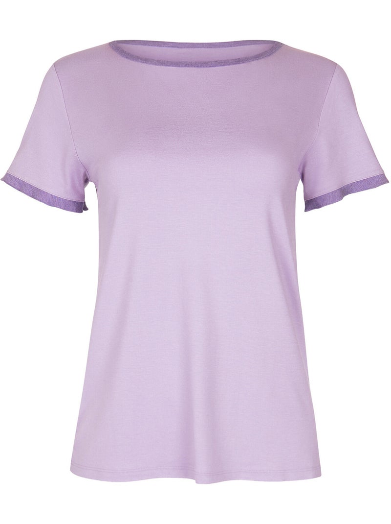 Haut pyjama t-shirt manches courtes laura Rose - Kiabi