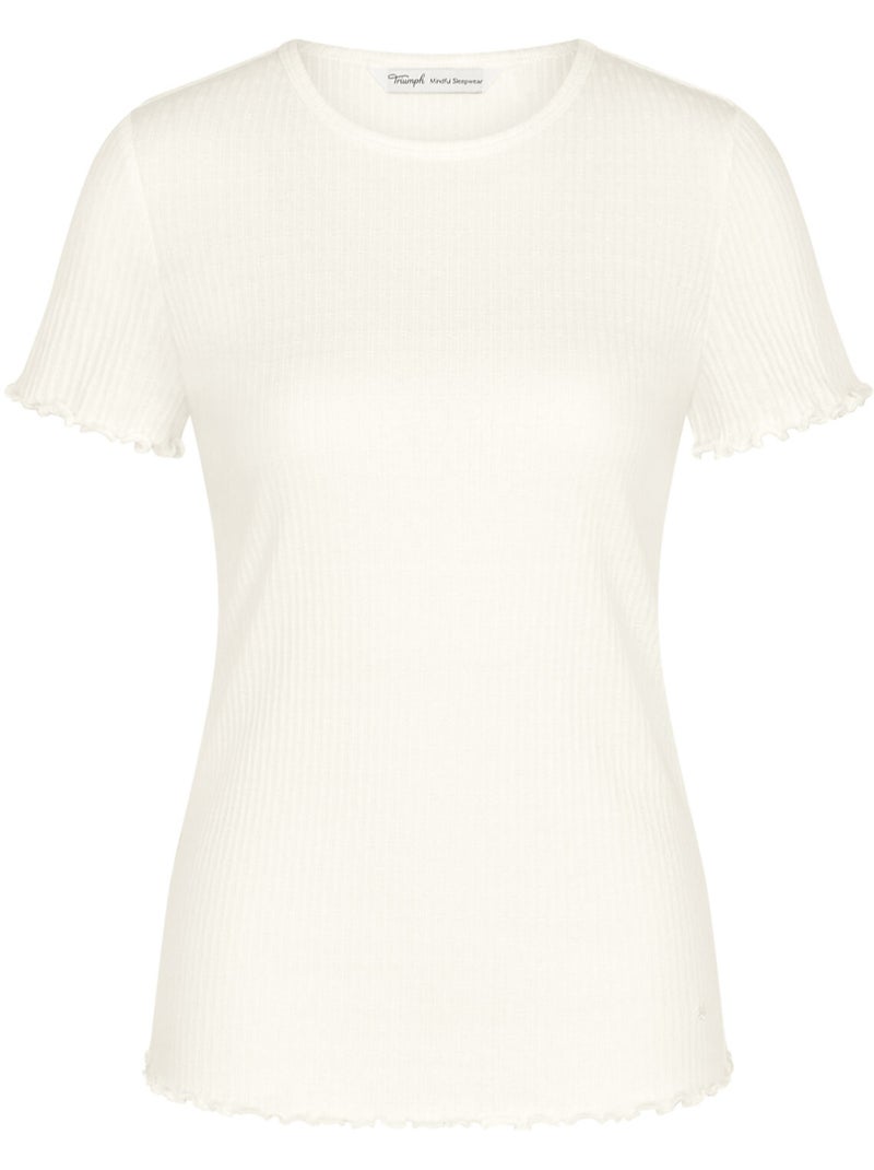 Haut pyjama t-shirt manches courtes mix match Blanc - Kiabi