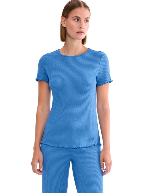 Haut pyjama t-shirt manches courtes mix match - Kiabi Haut pyjama t-shirt manches courtes mix match - Kiabi