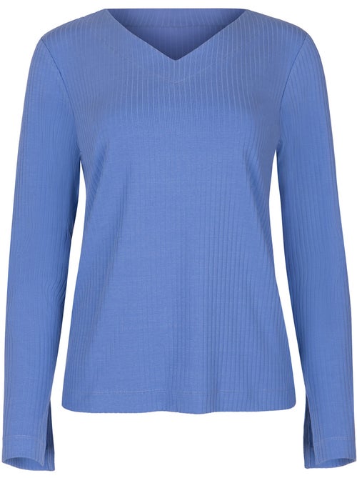 Haut pyjama top col v manches longues lucky - Kiabi Haut pyjama top col v manches longues lucky - Kiabi