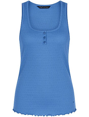 Haut pyjama top sans manches mix match