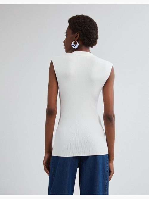 Haut tricoté avec col polo, mo fashion - Kiabi