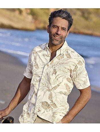 Hawaïaans overhemd van popeline - atlas for men