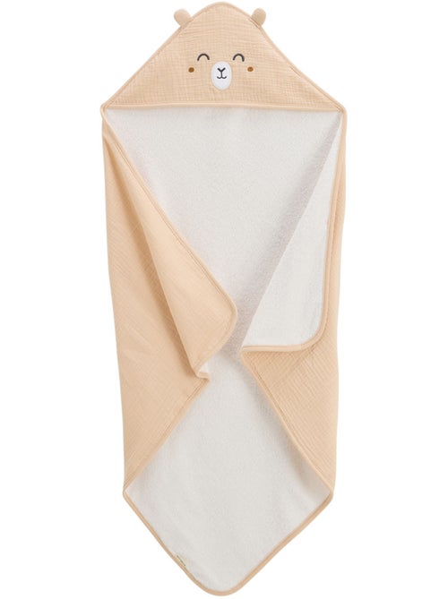Hazelnootkleurige babybadcape - Kiabi Hazelnootkleurige babybadcape - Kiabi