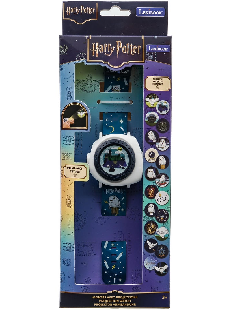 Hedwig digitaal projectiehorloge met 20 beelden om te projecteren Blauw - Kiabi