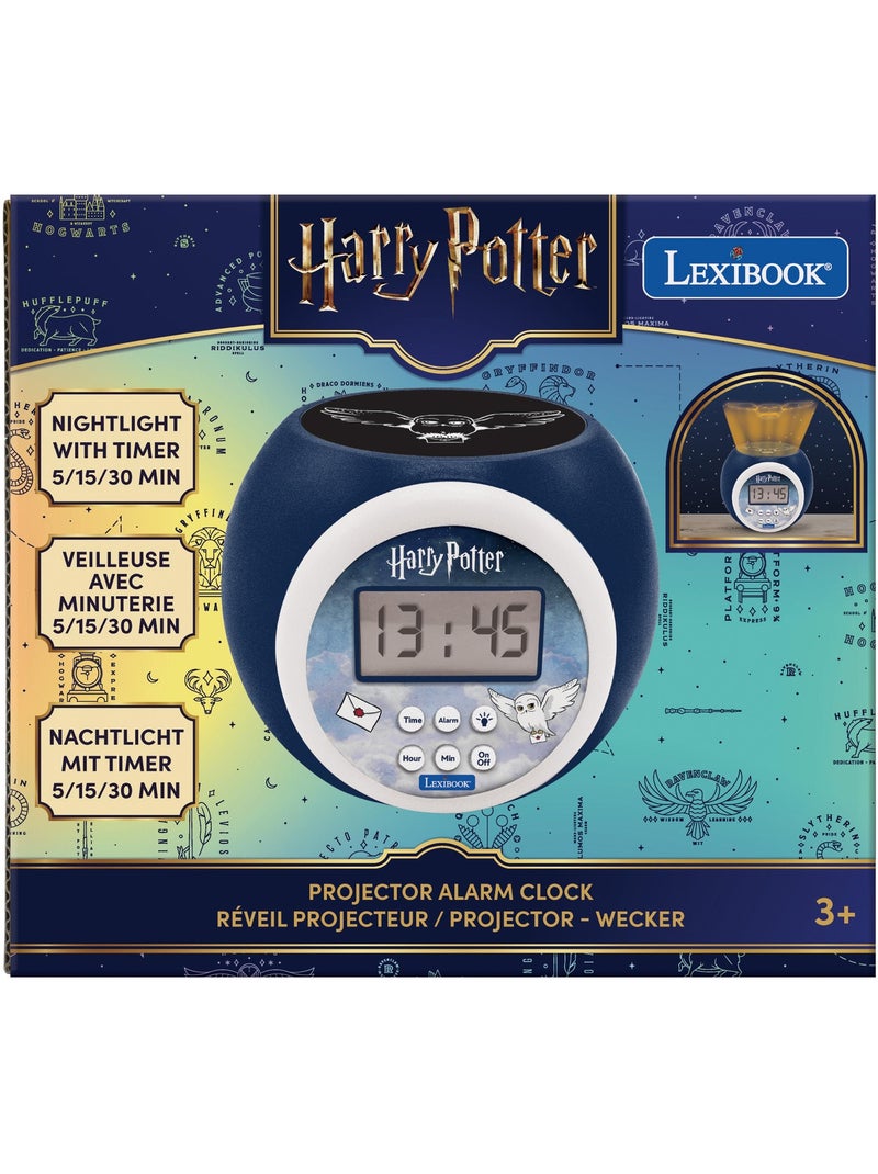 Hedwig projector wekker met timer Blauw - Kiabi