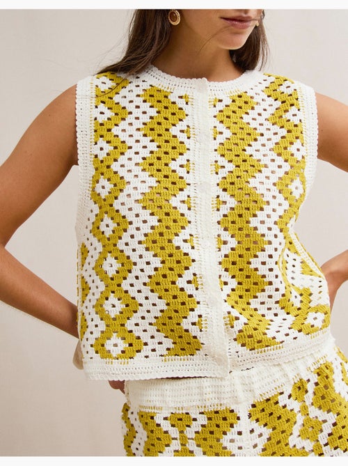Hekelvest, mo fashion - Kiabi