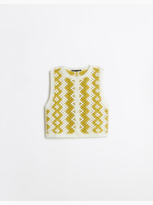 Hekelvest, mo fashion - Kiabi