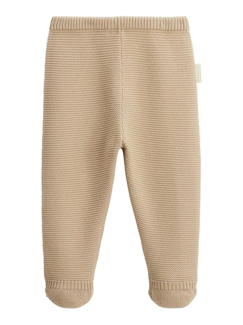 Hello Baby gebreide vest en broek set met babyvoetjes - Kiabi