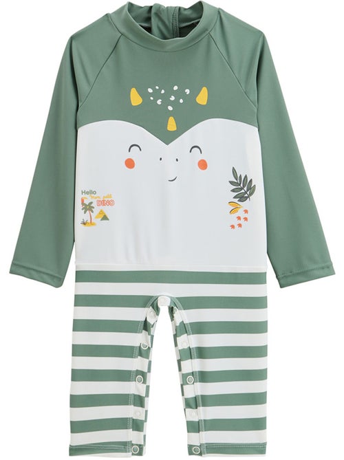 Hello Dino babyzwempak met lange mouwen en UV-bescherming - Kiabi