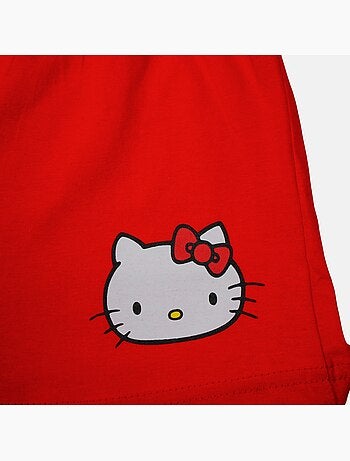 Hello Kitty - Ensemble tee shirt et short enfant fille