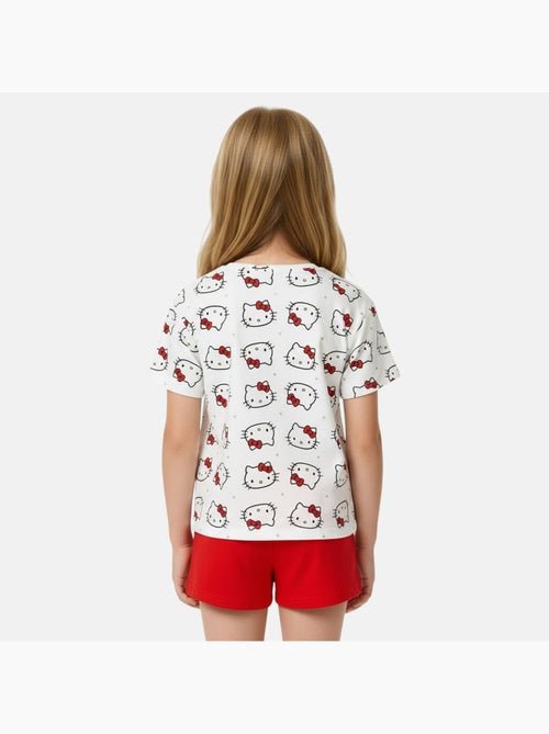 Hello Kitty - T-shirt en short set voor meisjes - Kiabi