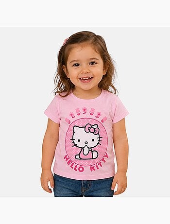 Hello Kitty - T-shirt kind met patroon