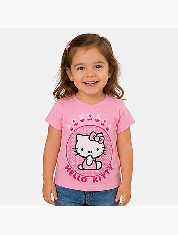 Hello Kitty - T-shirt kind met patroon