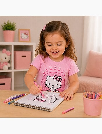 Hello Kitty - T-shirt kind met patroon