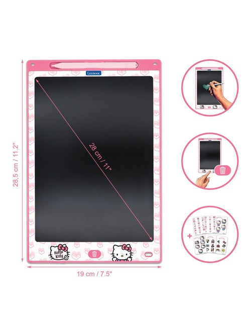 Hello kitty 11’’ meerkleurige leer- en teken-e-ink-tablet met sjablonen - Kiabi Hello kitty 11’’ meerkleurige leer- en teken-e-ink-tablet met sjablonen - Kiabi