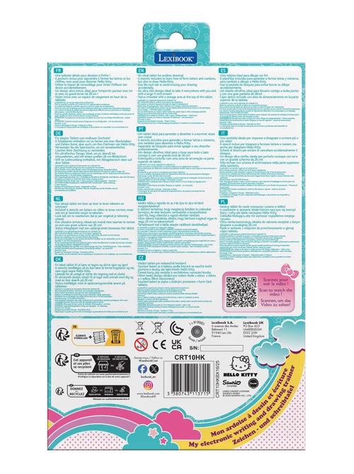 Hello kitty 11’’ meerkleurige leer- en teken-e-ink-tablet met sjablonen - Kiabi Hello kitty 11’’ meerkleurige leer- en teken-e-ink-tablet met sjablonen - Kiabi