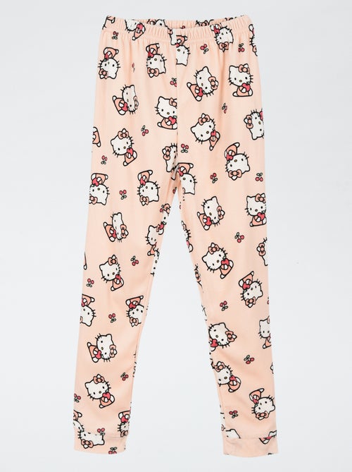 "Hello Kitty" 2-delige pyjamaset - T-shirt met lange mouwen + broek - Kiabi