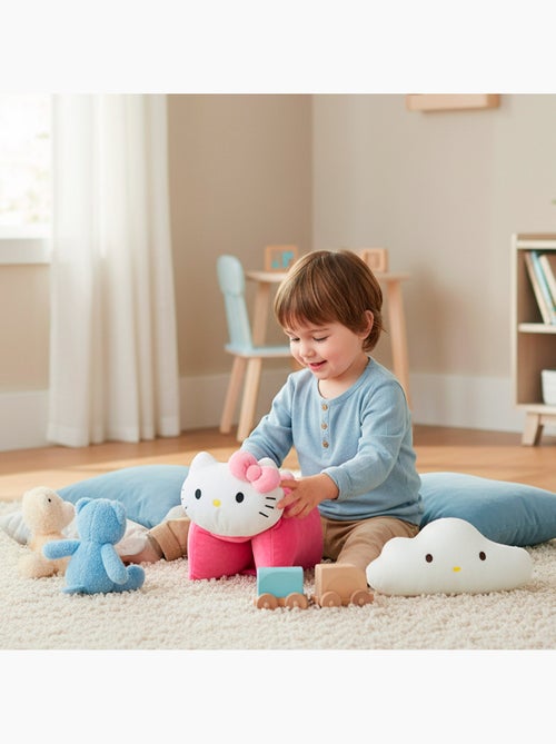 Hello kitty 2-in-1 zacht en fluweelachtig pluche kussen - Kiabi