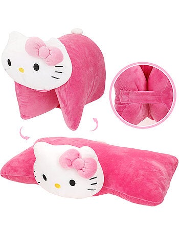 Hello kitty coussin en peluche 2 en 1, doux et velouté