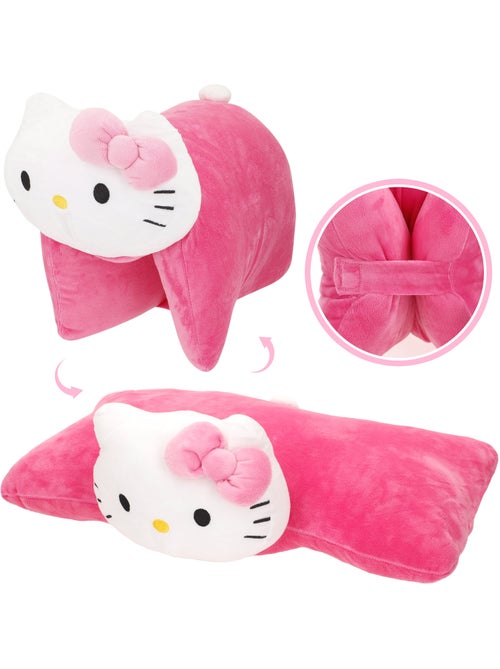 Hello kitty coussin en peluche 2 en 1, doux et velouté - Kiabi