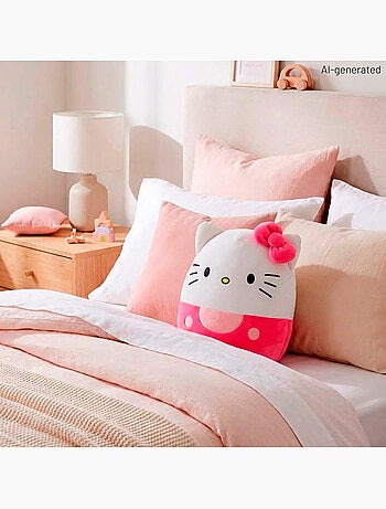 Hello kitty coussin en peluche 22 cm +3 ans