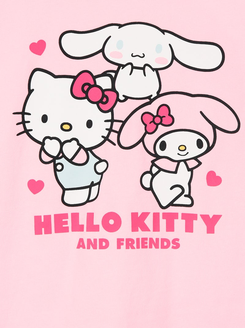 Hello Kitty pyjamaset van katoen Blauw - Kiabi